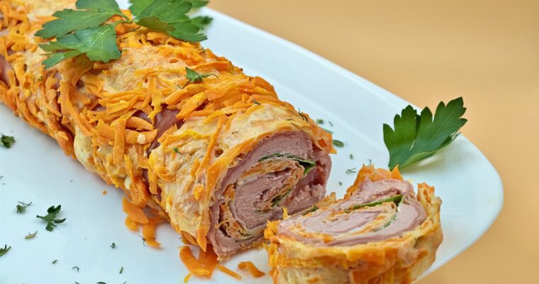 Rotolo di carote farcito