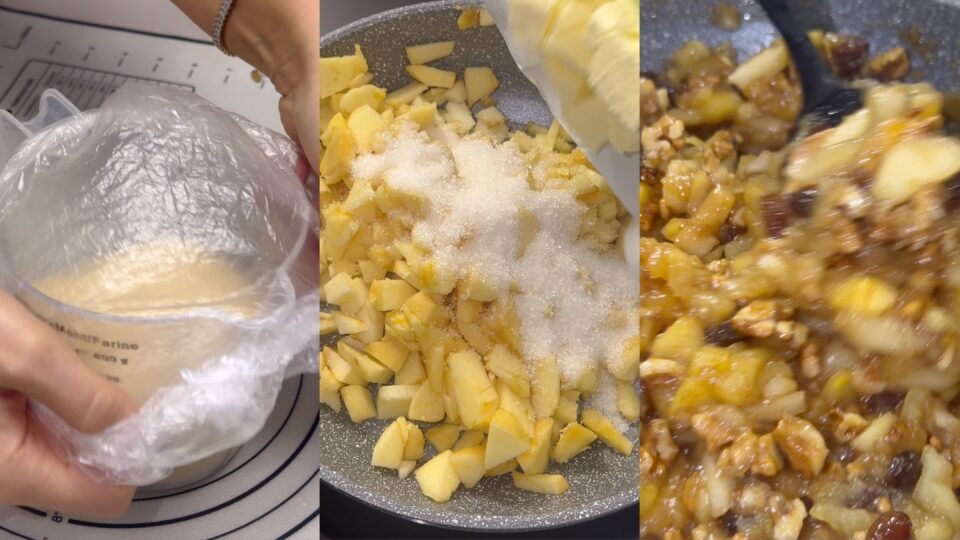 cinnamon rolls natalizi alle mele