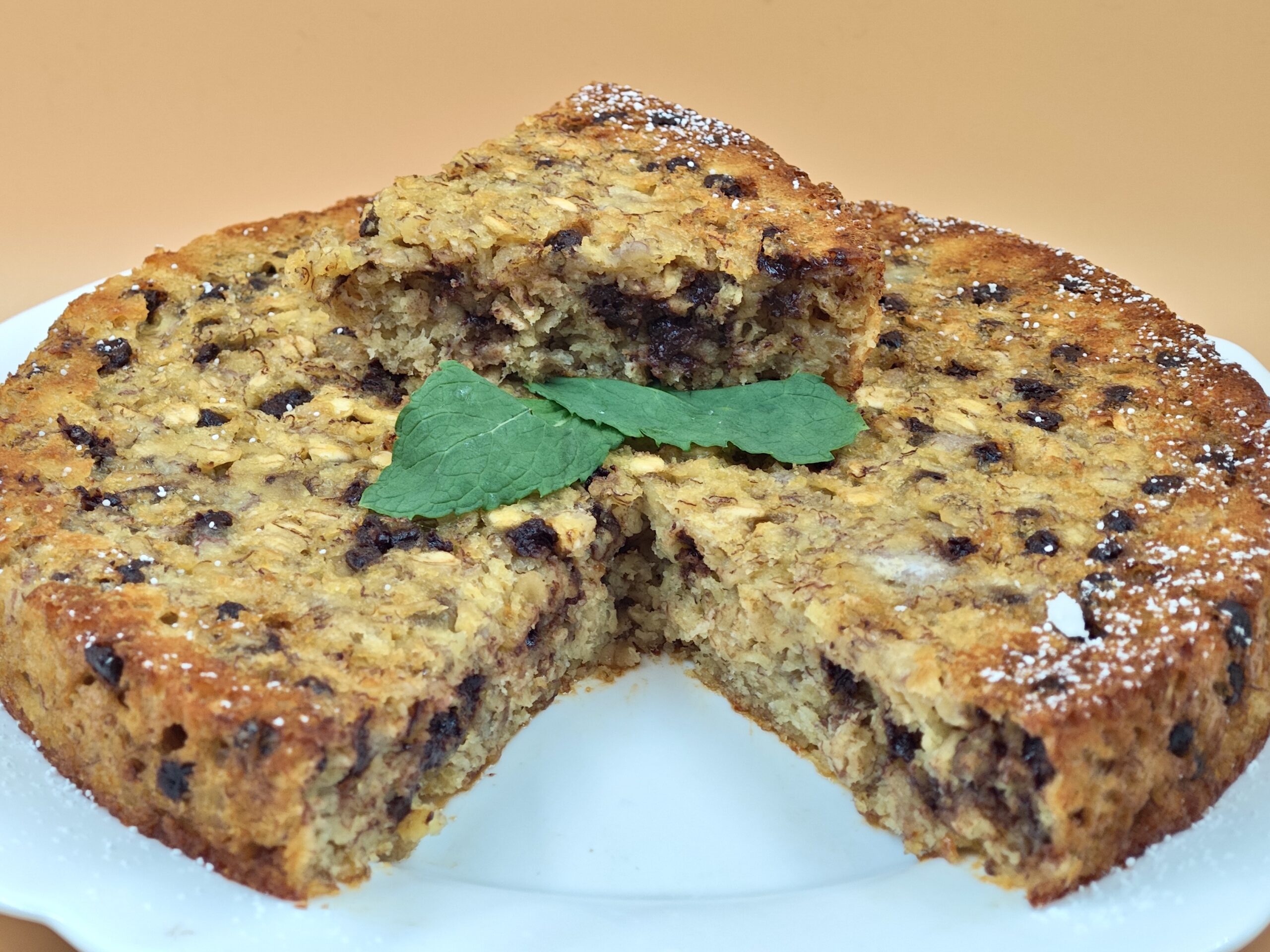 Torta banane e fiocchi d’avena: dolce light perfetto dopo le feste