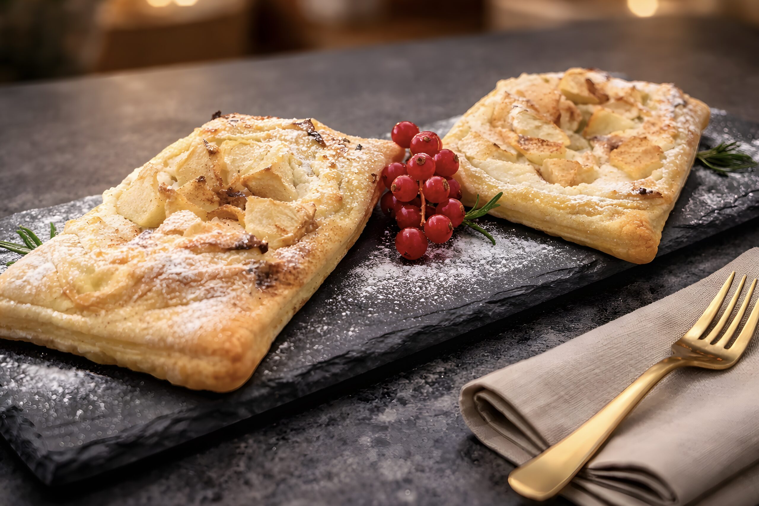 Danesi con ricotta e mele Super veloci, croccanti fuori e cremosi dentro