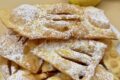 Chiacchiere di Carnevale al limoncello senza uova: friabili e profumate
