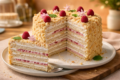 Torta Medovik ai Lamponi – Ricetta Originale e Cremosa