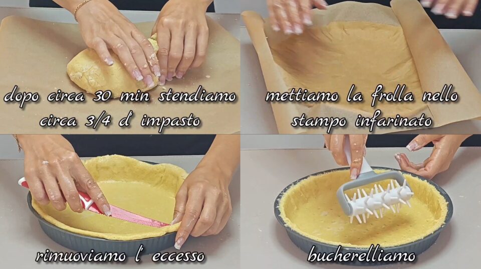 crostata crema e fragole