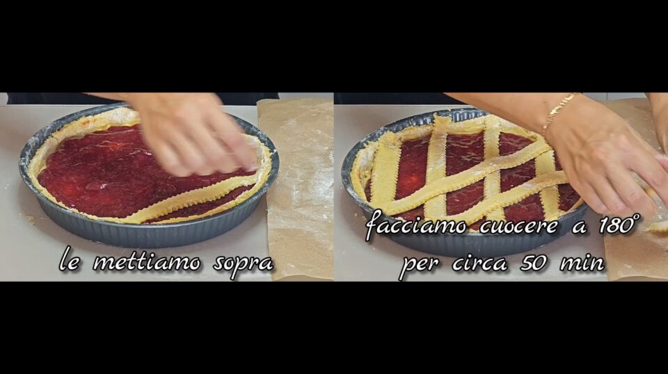 crostata crema e fragole
