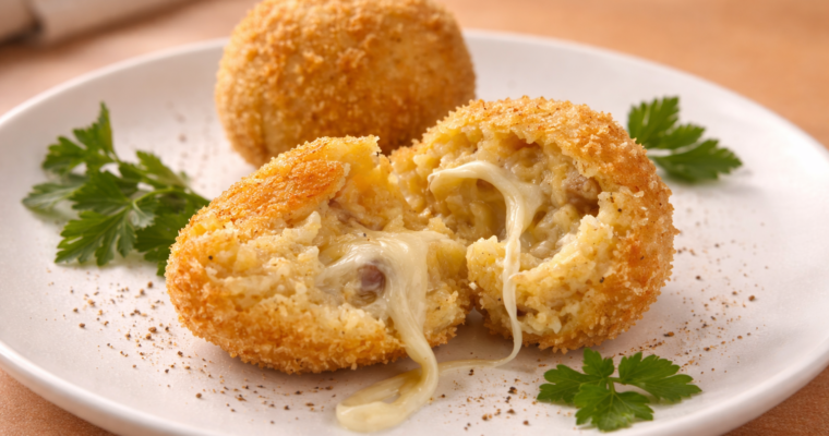 Supplì alla carbonara – Croccanti, cremosi e filanti