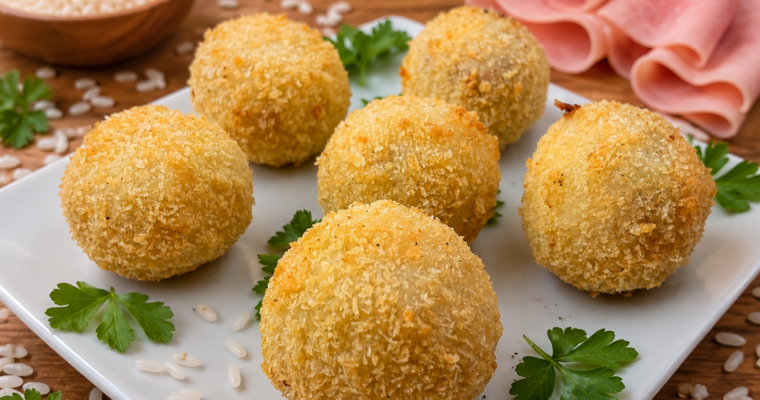 Supplì con cotto e mozzarella: il segreto per un fritto perfetto e filante a casa tua! 🧀🔥