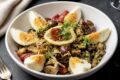 Insalata estiva di melanzane e uova sode – Fresca e leggera