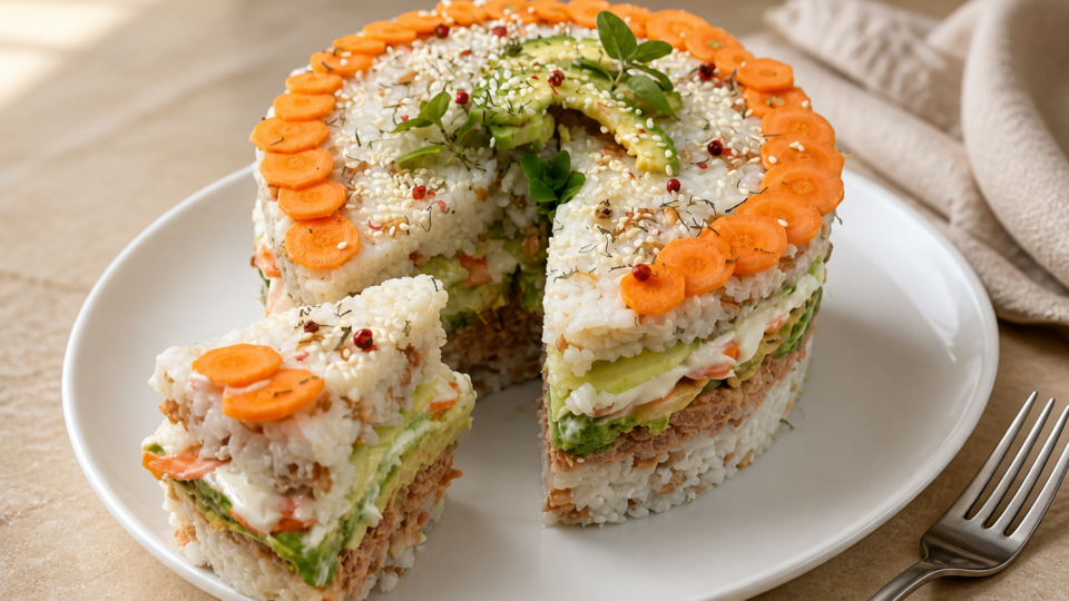 Torta sushi senza sensi di colpa
