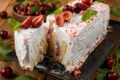 Mattonella alle ciliegie – Dolce fresco, cremoso e senza cottura