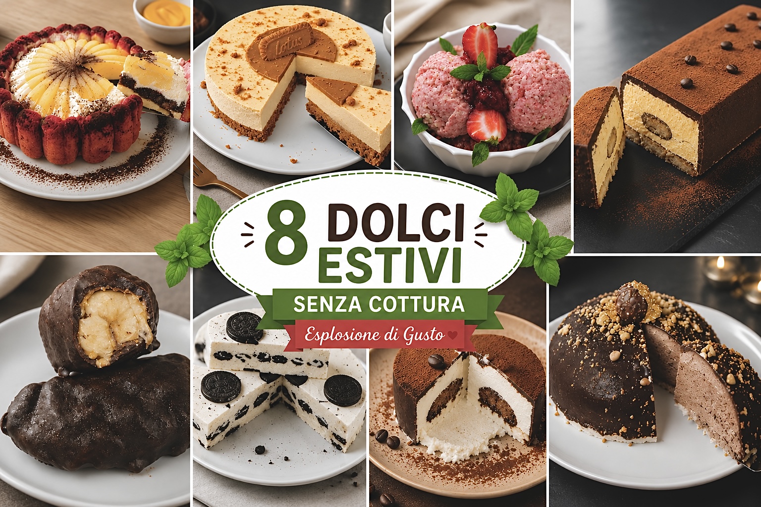 8 dolci estivi senza cottura: ricette facili, fresche e irresistibili