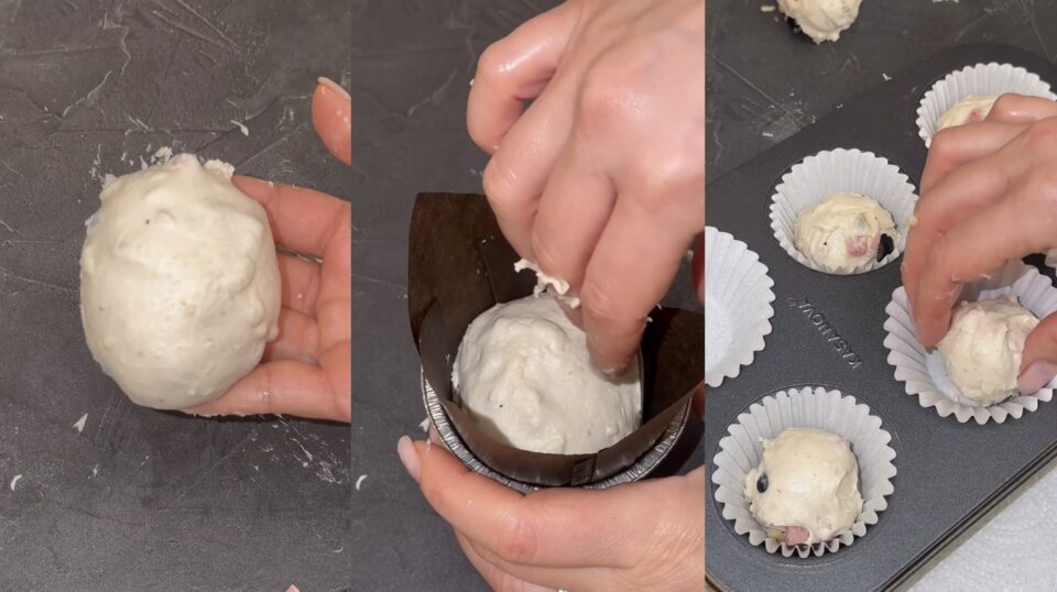 muffin salati senza uova cotto e ricotta