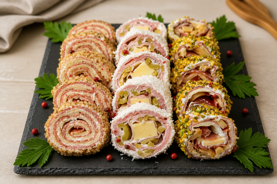 Girelle aperitivo in 3 gusti