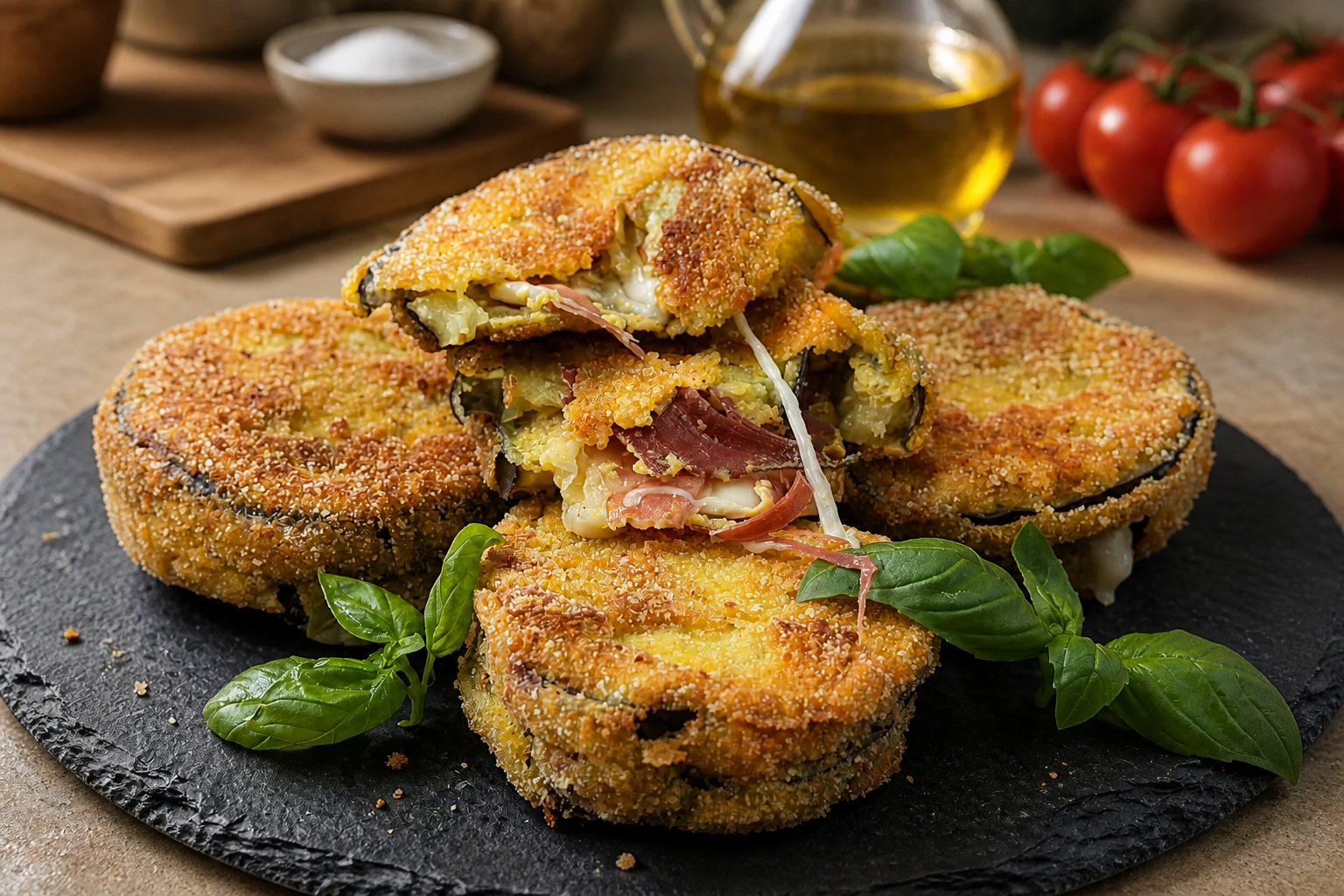 Cordon Bleu di melanzane – Croccanti fuori e filanti dentro