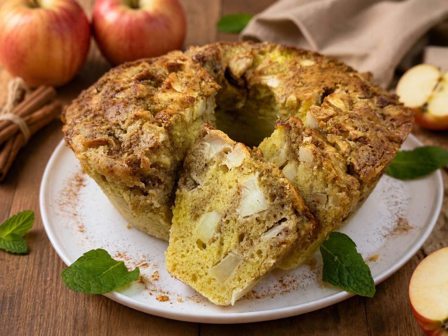 Ciambellone di Mele e Cannella – Soffice e Profumato