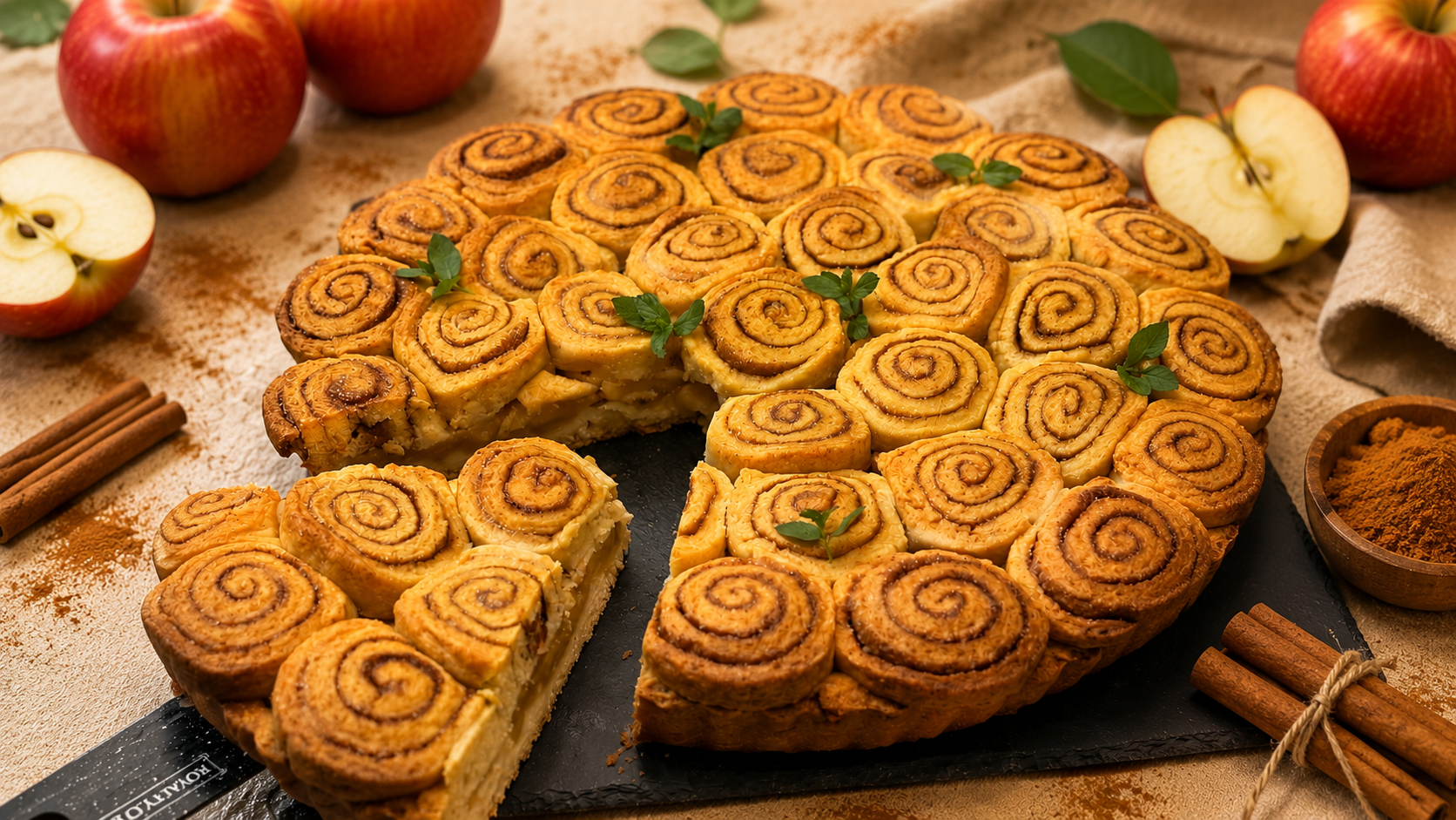 Crostata vegana di mele e cannella: la più buona di sempre, scenografica e senza uova