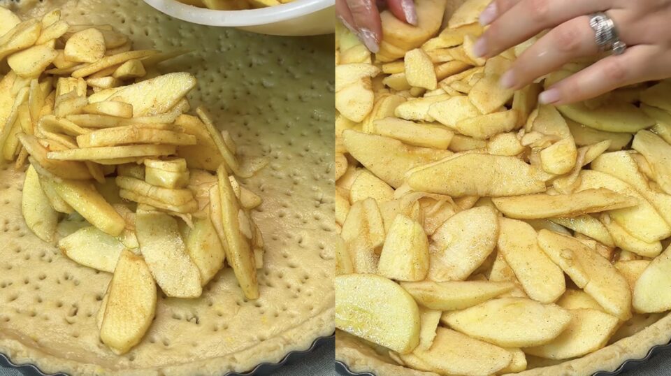 Crostata vegana di mele e cannella