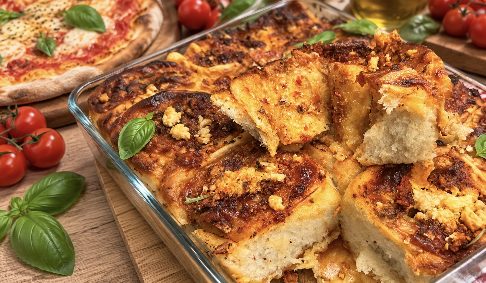 Girelle gusto pizza: ricetta facile e filante