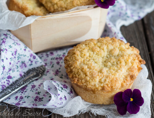 Mini sbriciolate ricotta e amarene