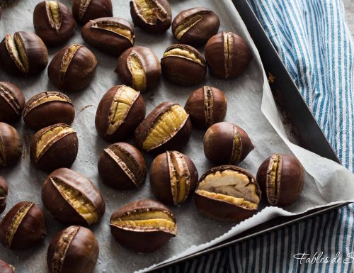 Castagne al forno