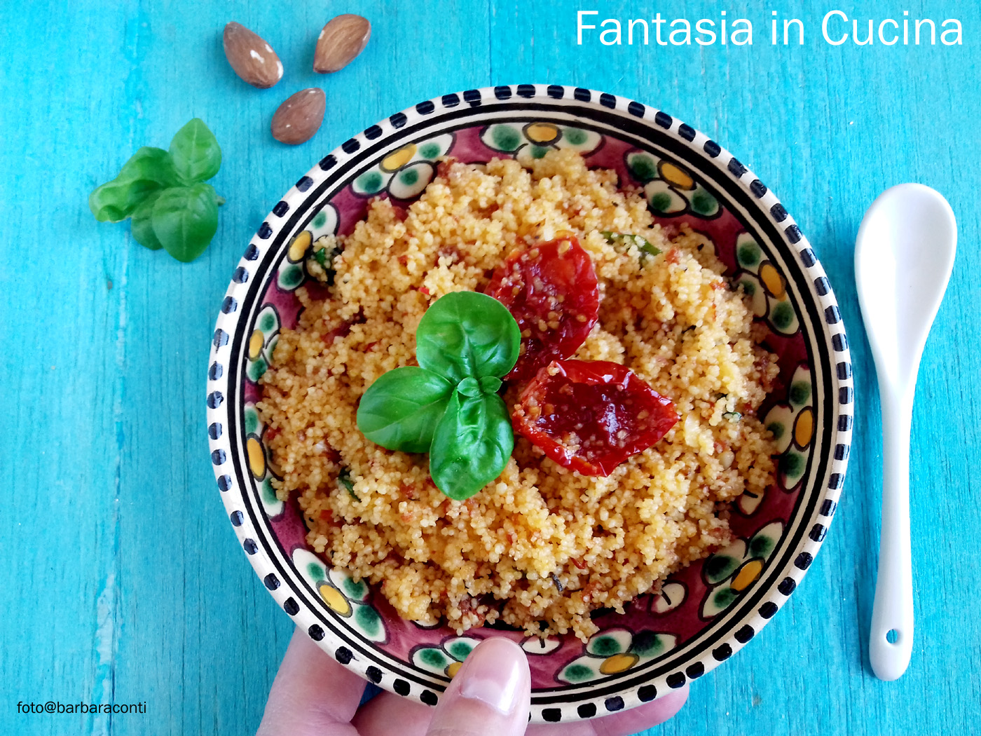 Cous cous con capuliato e mandorle tostate