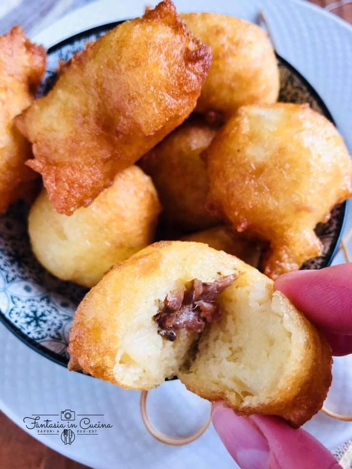 Ricetta sfinci con le acciughe