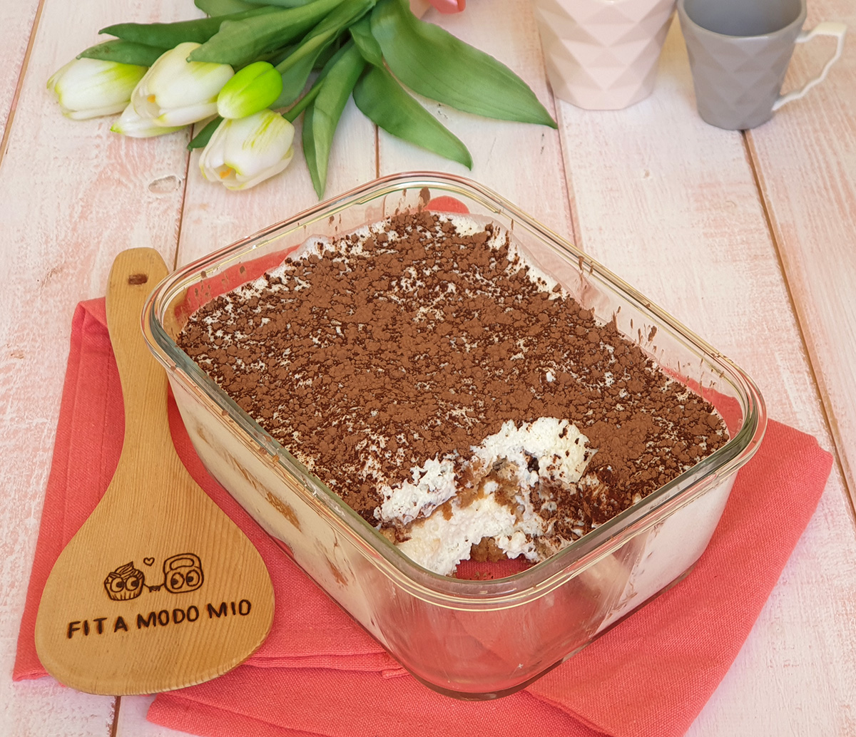 TIRAMISU LIGHT senza mascarpone e soli albumi TIRAMISU LIGHT senza mascarpone e soli albumi