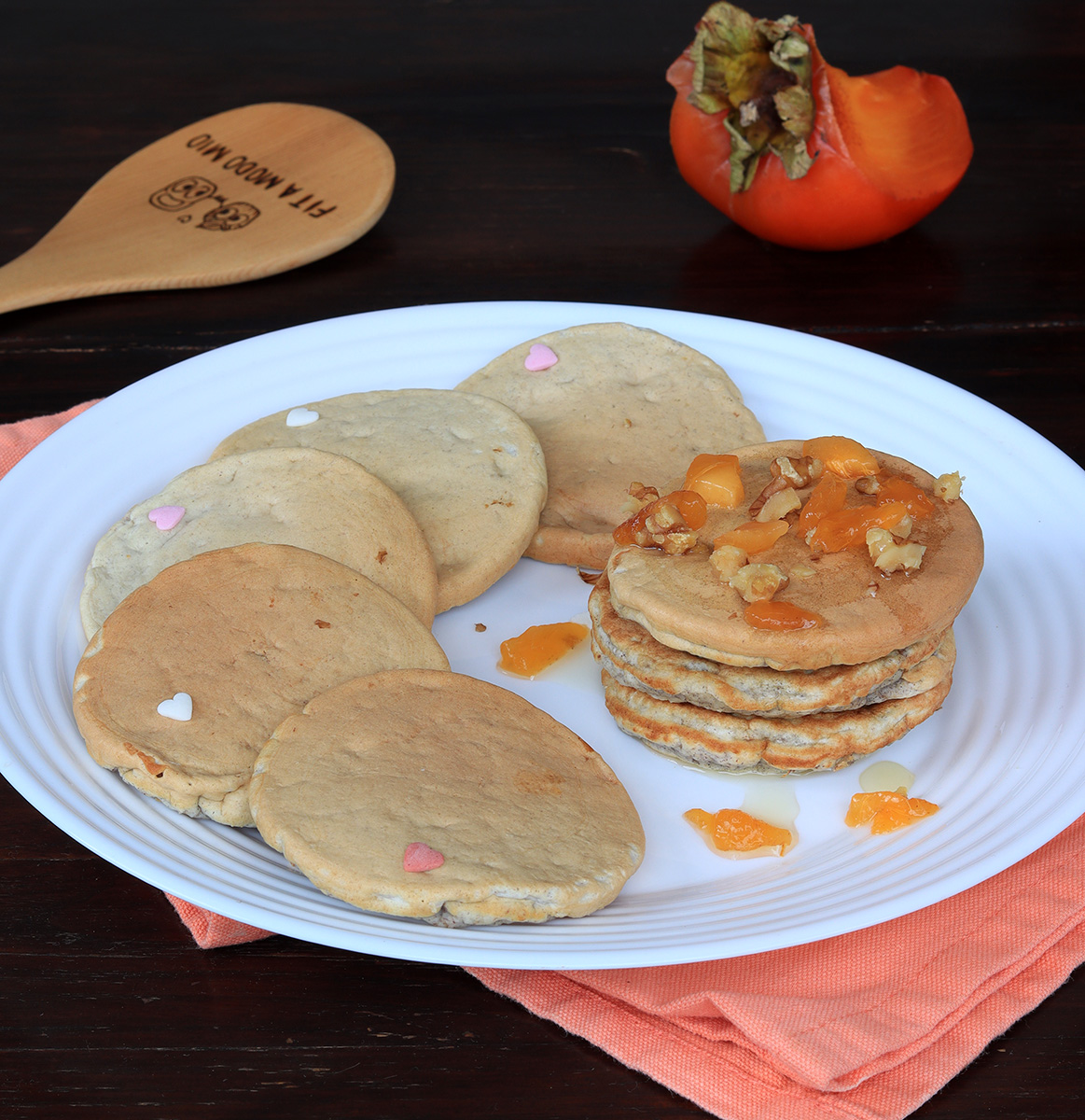 PANCAKE CON CACHI ricette con cachi pancake senza burro