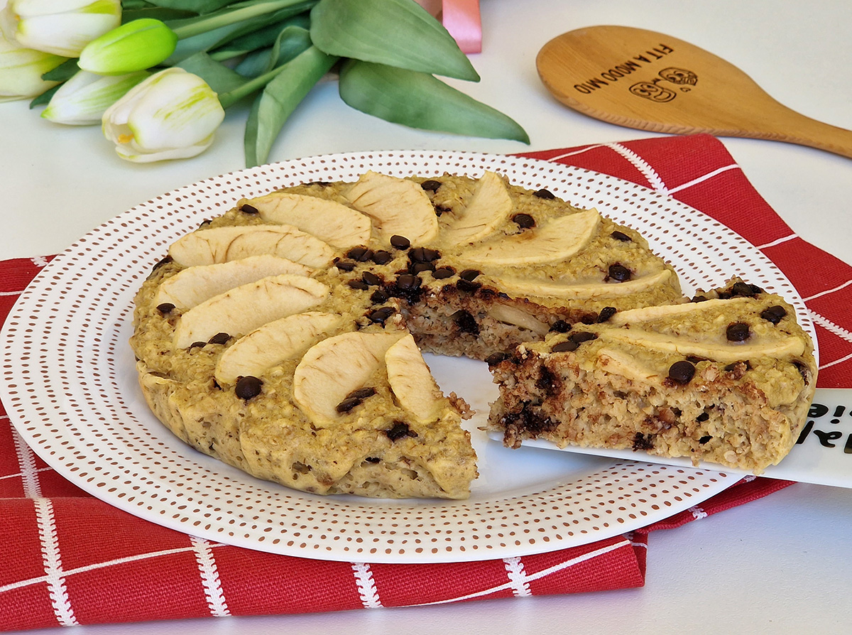 torta di mele farina di avena