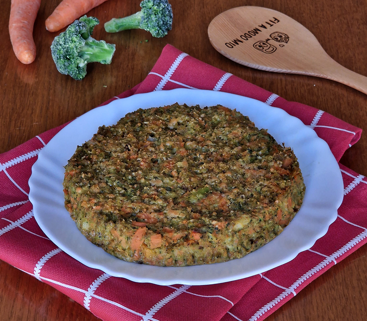 SFORMATO DI VERDURE-hamburger di verdure