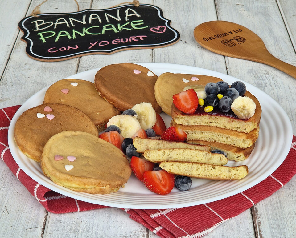 BANANA PANCAKE
senza burro senza olio