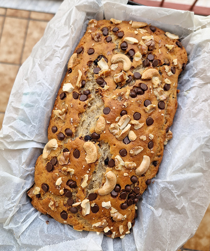 BANANA BREAD SENZA UOVA - vegano