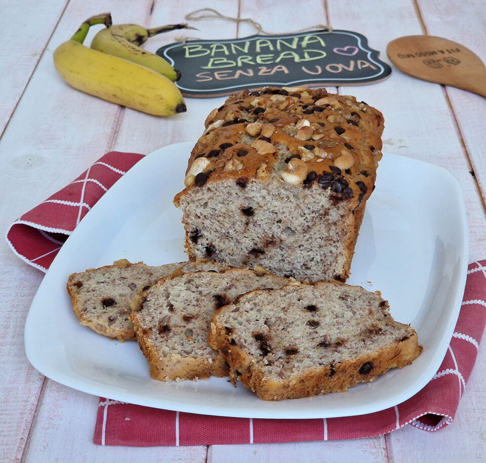 BANANA BREAD SENZA UOVA - vegano
