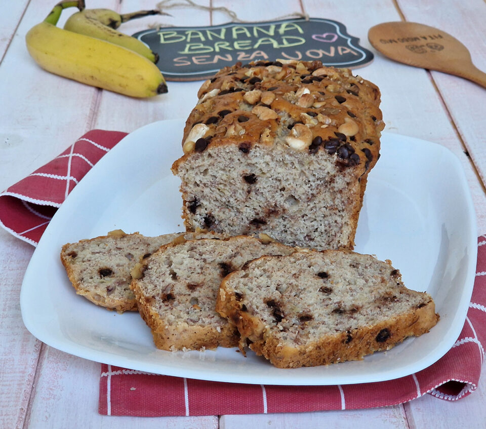 BANANA BREAD SENZA UOVA - vegano