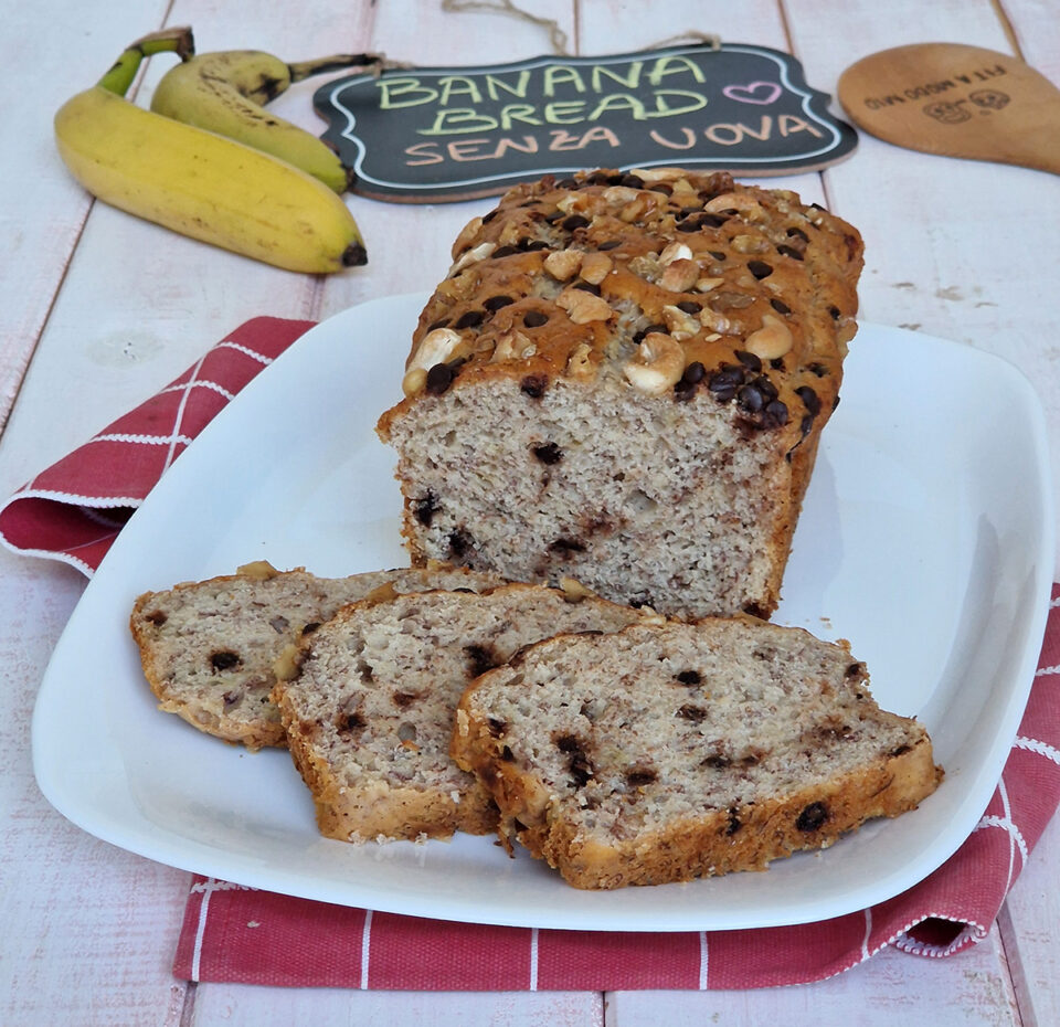 BANANA BREAD SENZA UOVA - vegano