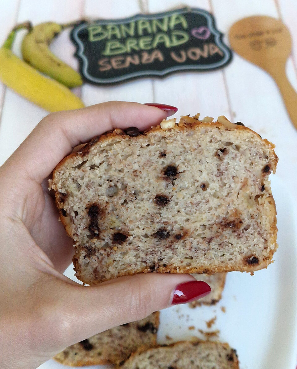 BANANA BREAD SENZA UOVA - vegano