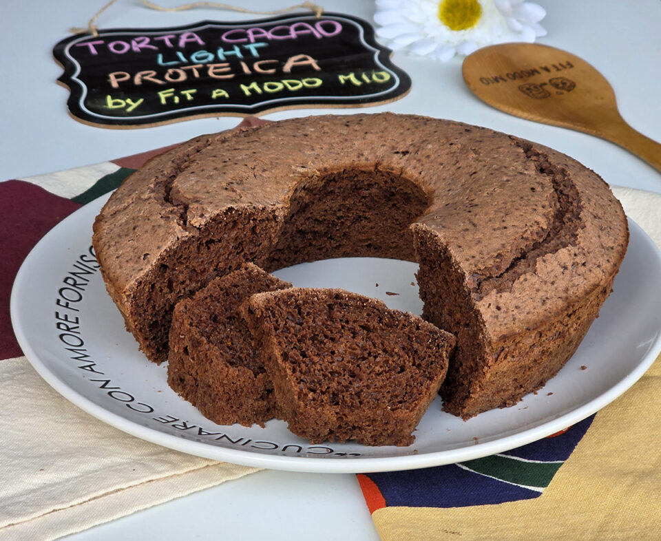 TORTA AL CACAO LIGHT E PROTEICA