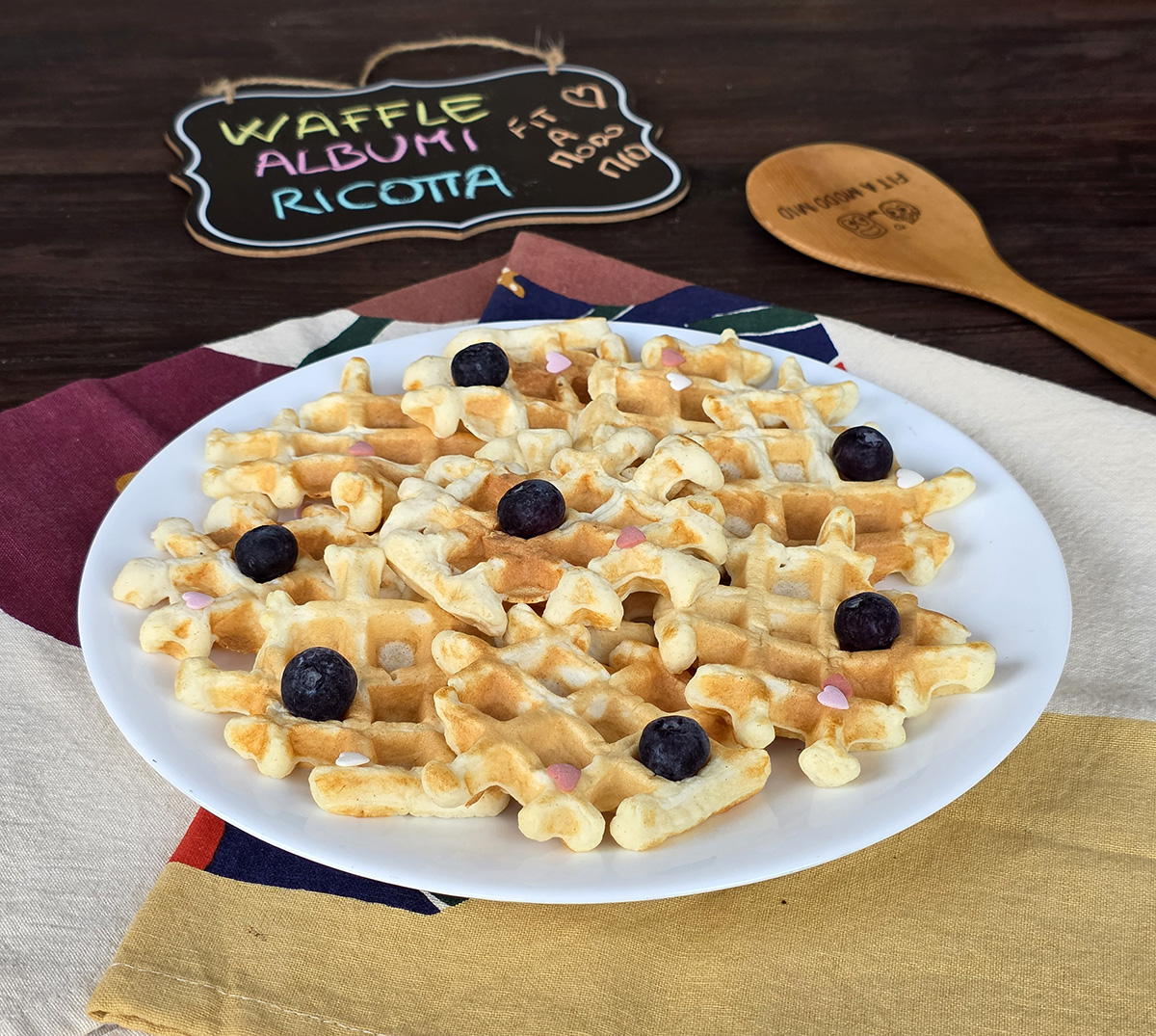 WAFFLE LIGHT CON RICOTTA E ALBUMI
