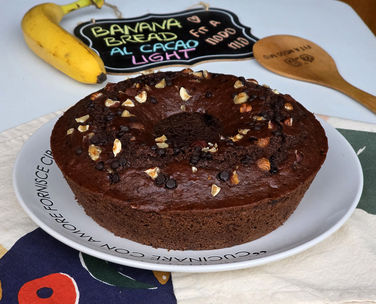 CIAMBELLA BANANA BREAD AL CACAO LIGHT