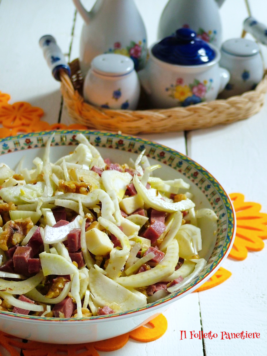 insalata finocchi manzo e toma