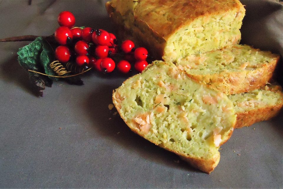 Plumcake salmone e zucchine