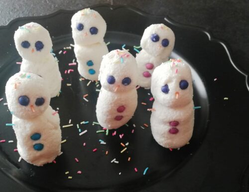 Pupazzi di neve dolci ricette di natale per bambini