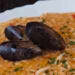Risotto alla pescatora in pentola a pressione