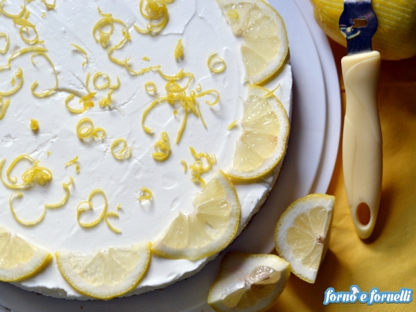 Torta fredda al limone
