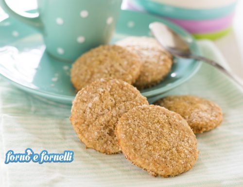 Biscotti allo yogurt con farina integrale