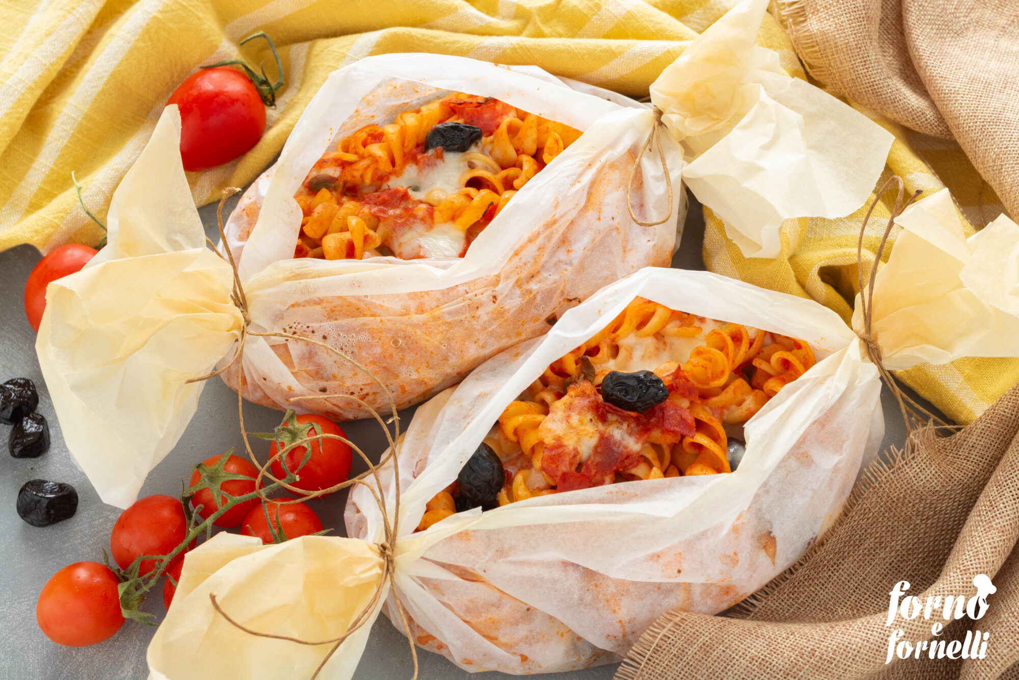 pasta al cartoccio al forno