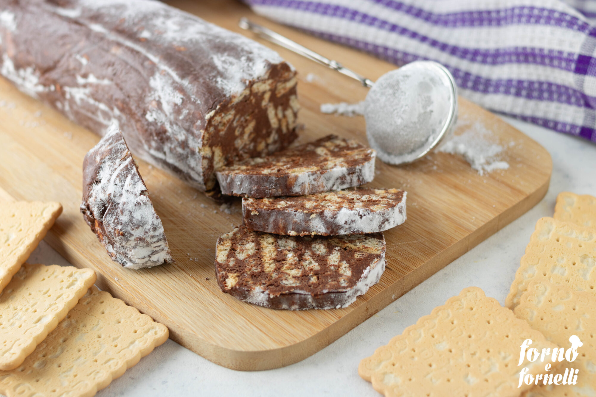 salame di cioccolato alla ricotta