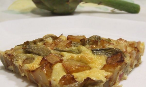 Frittata carciofi e patate