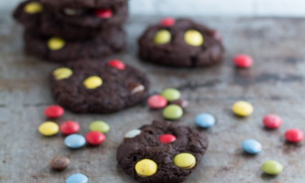 Dark chocolate chip cookies