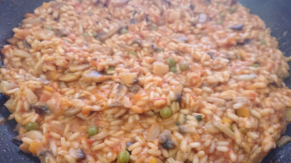 Risotto alla boscaiola (con guanciale e senza panna) Blog di franpasefora