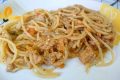 Spaghettata alla trapanese (con tonno)